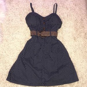 polka dot dress!! WORN ONCE